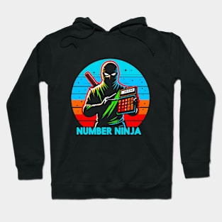 Number Ninja Funny gift for Accountant Hoodie
